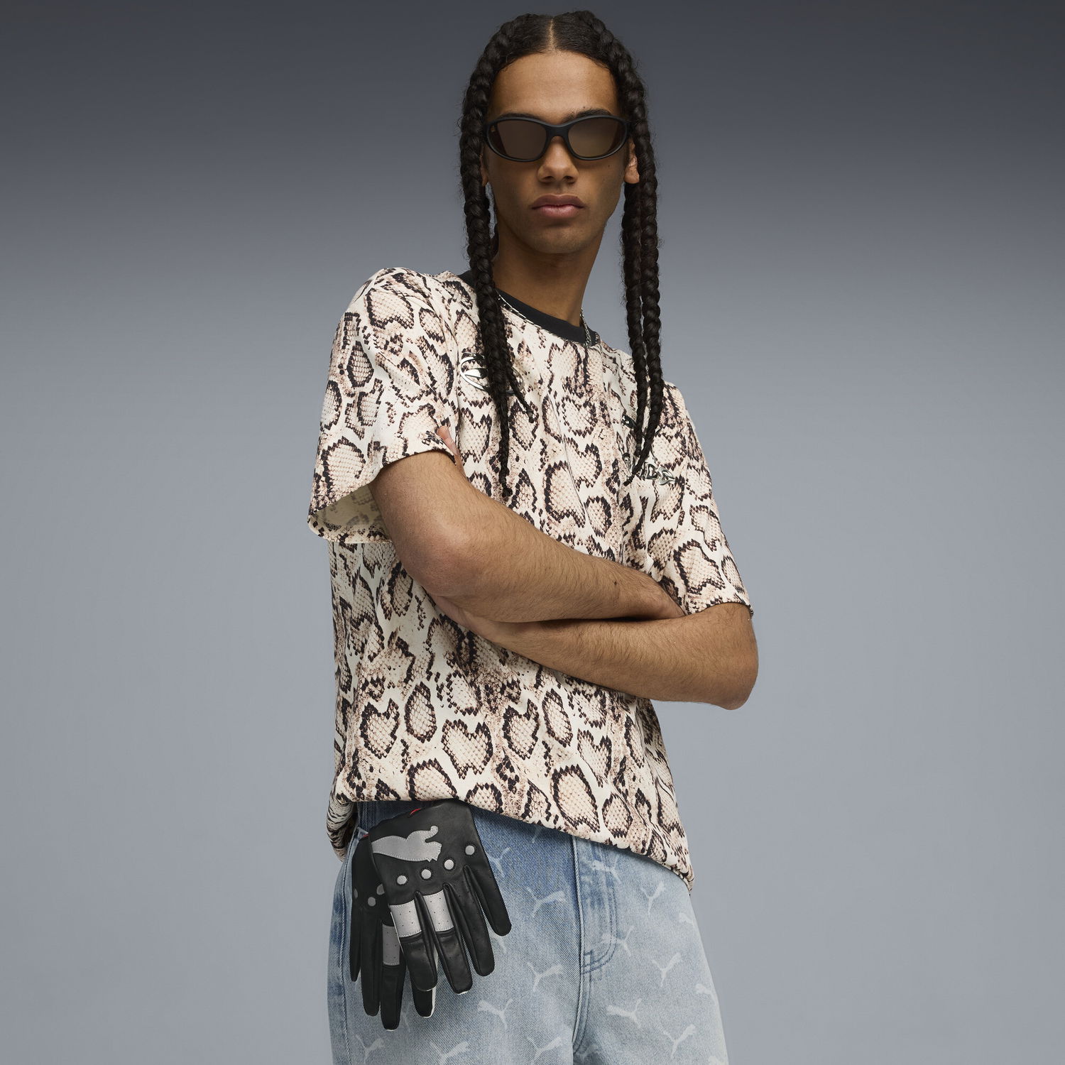 Handsker Puma A$AP ROCKY Sporty Leather Gloves Sort | 042137_01, 1