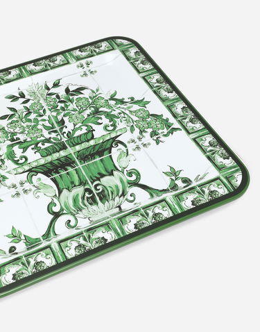 Home decor Dolce & Gabbana Dolce & Gabbana Medium Square Decorative Tray Grøn | TC0021TCA69UV003, 3