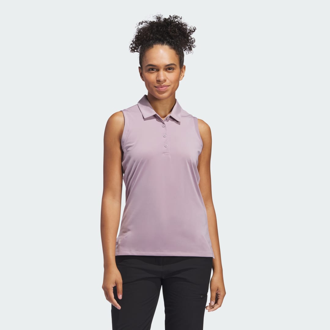 Polo skjorte adidas Performance Ultimate365 Solid Sleeveless W Lilla | IP8685, 0