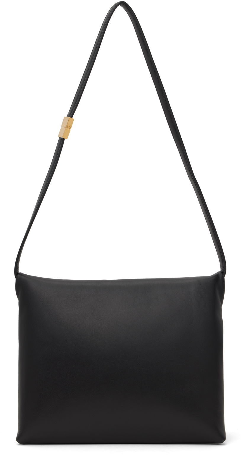 Håndtaske Marni Marni Soft Calf Leather Pochette Bag Sort | PHMO0032U0P529800N99