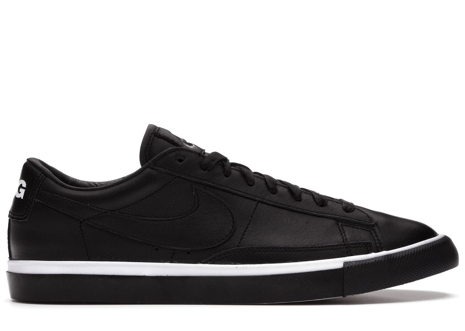Sneakers og sko Nike Comme des Garcons x Blazer Low "Black White" Sort | 633699-001, 0