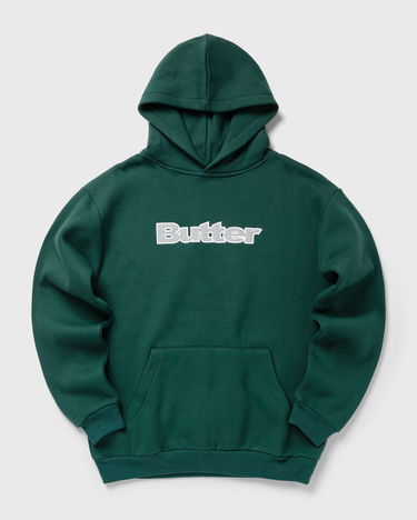 Sweatshirt Butter Goods Logo Applique Pullover Hoodie Grøn | P25127, 1