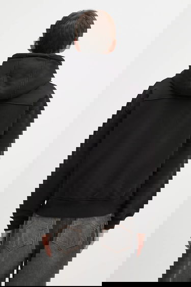 Sweatshirt Rhude RHUDE Classique Zip-Up Hooded Hoodie with Embroidered Logo Sort | RHFW25HO05012, 2