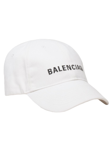 Kasket Balenciaga Logo Cap Hvid | 529192410B29060