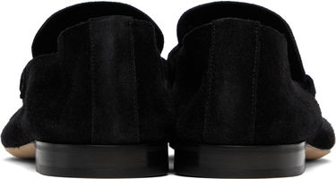 Sneakers og sko The Row The Row Soft Suede Loafers Sort | F1626-L305, 1
