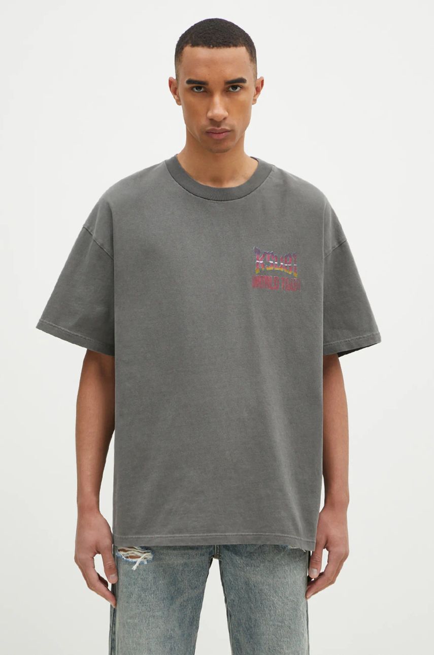 T-shirt Ksubi KSUBI Global Ekcess Graphic T-Shirt Grå | MPS25TE016, 0