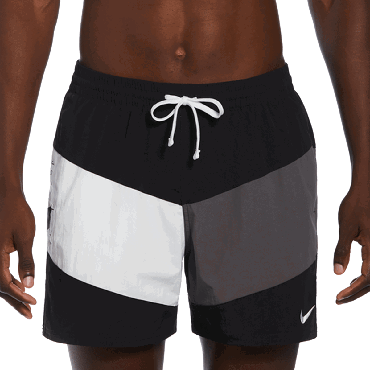 Badetøj Nike Multi Logo Vortex Shorts Sort | NESSE508-001, 0