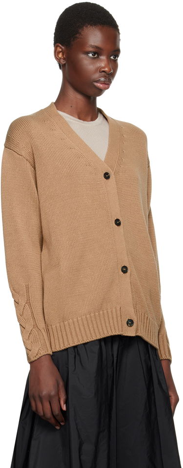 Sweater Max Mara Max Mara Lukas Knit Cardigan Mørkeblå | 2429346051600, 4