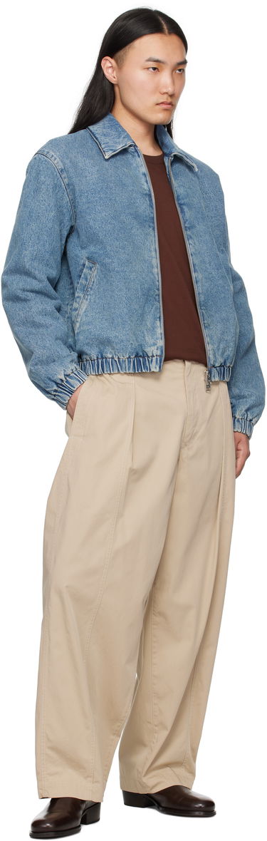 Bomberjakke AMI AMI Paris Ami de Coeur Denim Jacket Blå | HJK043.DE0046, 3