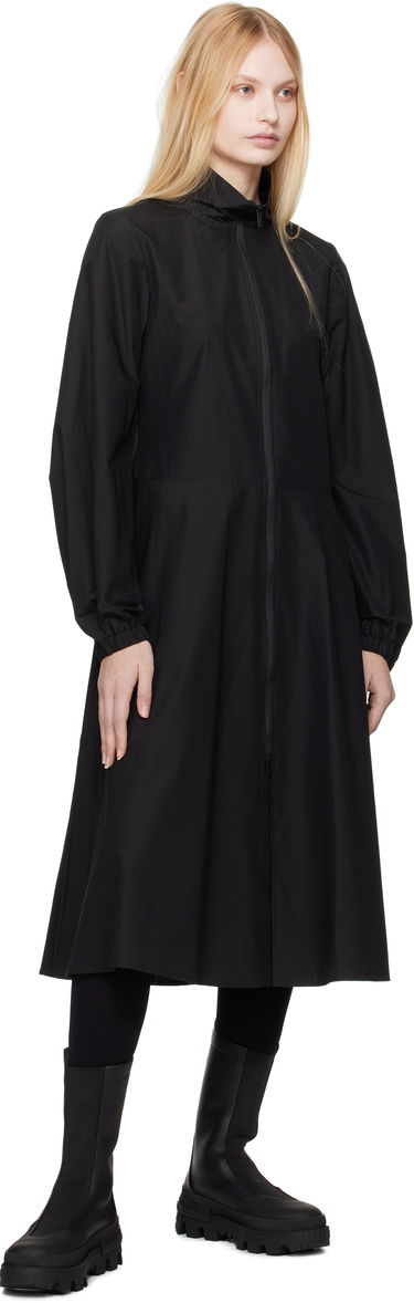 Kjole Moncler Moncler Front Zip Midi Dress Sort | K10932G000065977X, 4