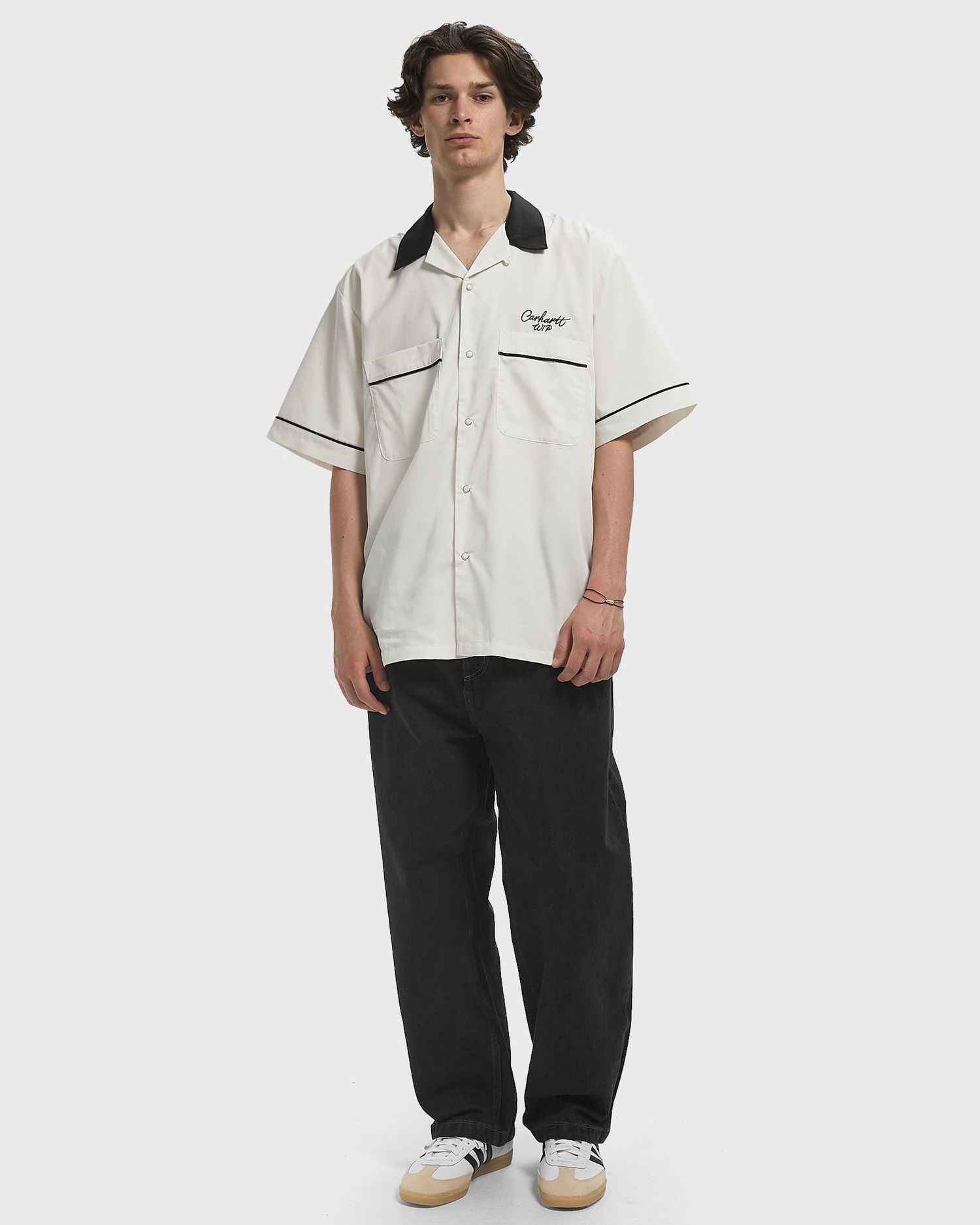 Skjorte Carhartt WIP Short Sleeve Bowl Shirt Hvid | I035153-0D3.XX, 1
