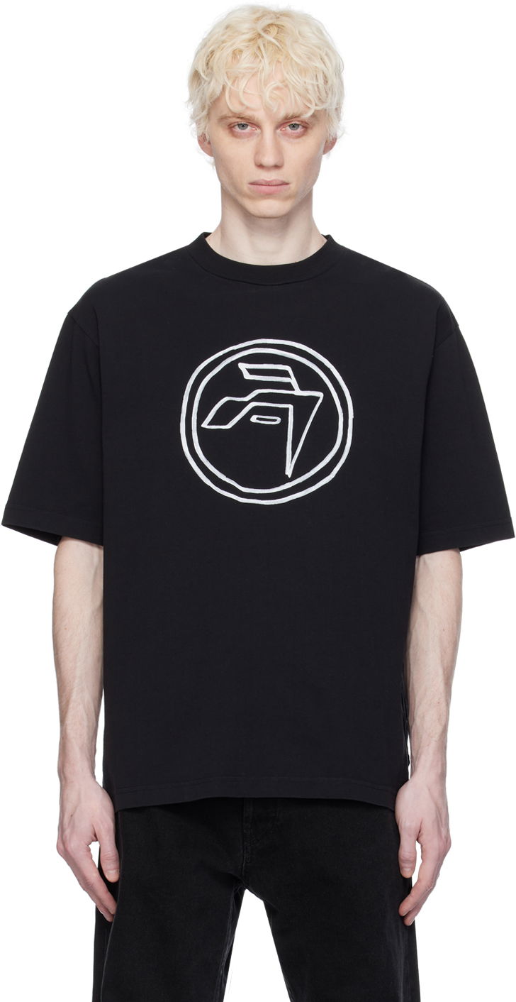 T-shirt Ambush Emblem T-Shirt Sort | BMAA007S24JER0011001