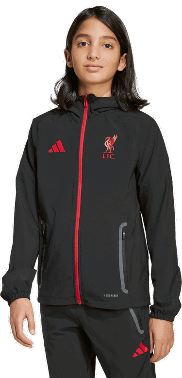 Jakke adidas Performance Liverpool Tiro 25 Competition Vis Tech Travel Jacket Sort | JZ5558, 3