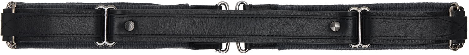 Bælter KIKO KOSTADINOV Kiko Kostadinov Inex Canvas and Leather Belt Sort | KKAW25ACC03-119, 1