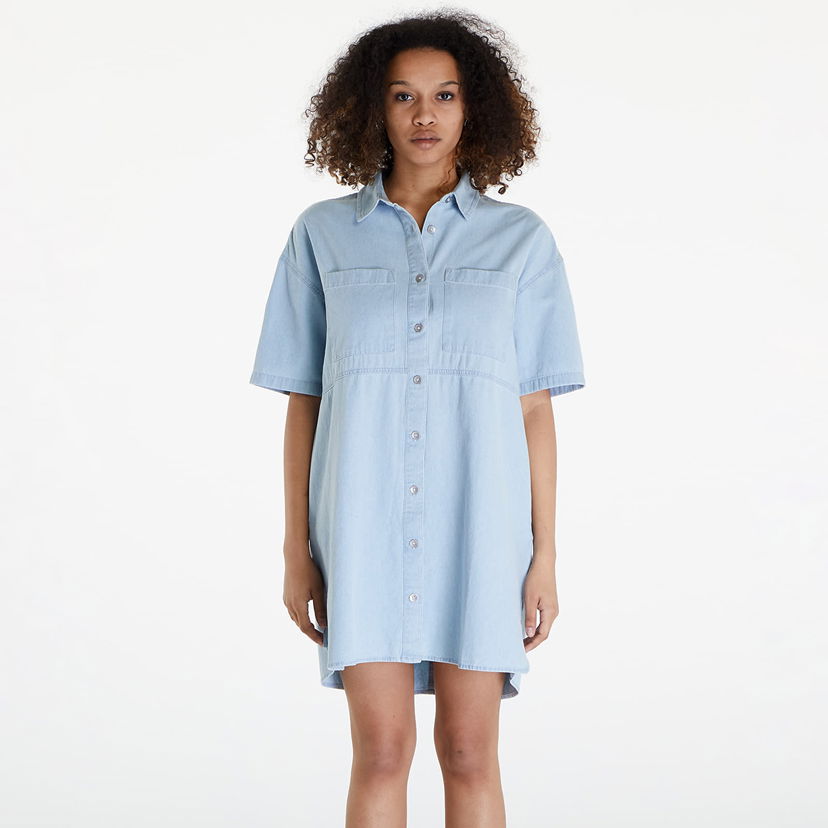 Kjole Roxy Dresses Pacific Night Light Blue Blå | ERJDD03005-BFN0