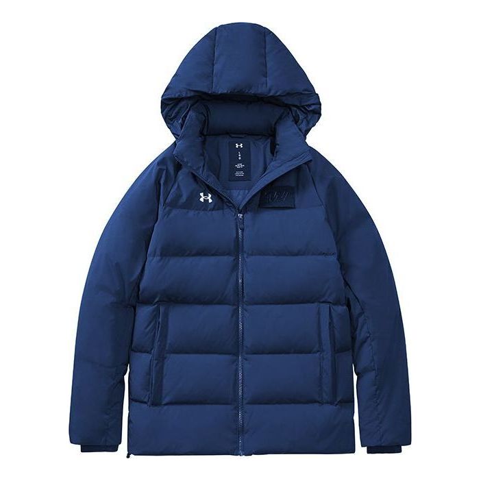 Puffer jakke Under Armour Training Sports Down Jacket Blå | 21600801-408