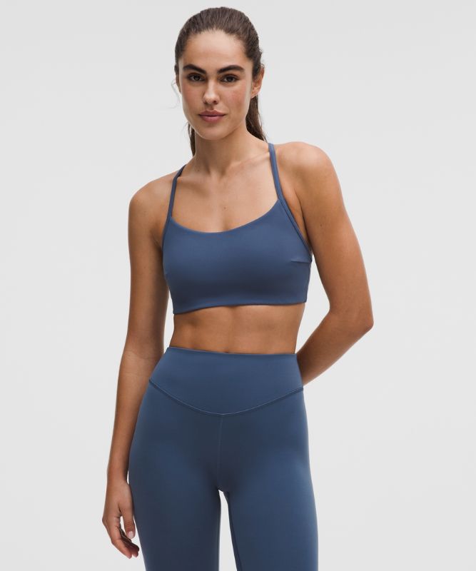 Bh lululemon Evolve Flow Y Light-Support Bra C/D Cups, Size L Blå | prod20005495, 0