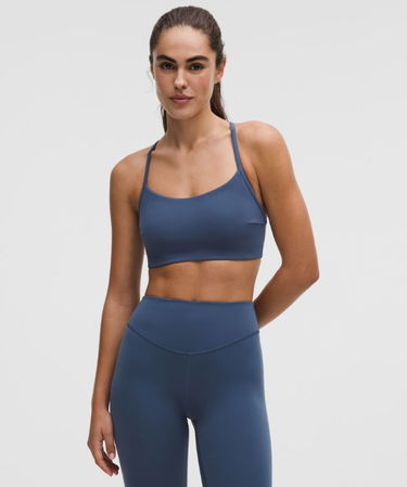 Bh lululemon Evolve Flow Y Light-Support Bra C/D Cups, Size L Blå | prod20005495, 0