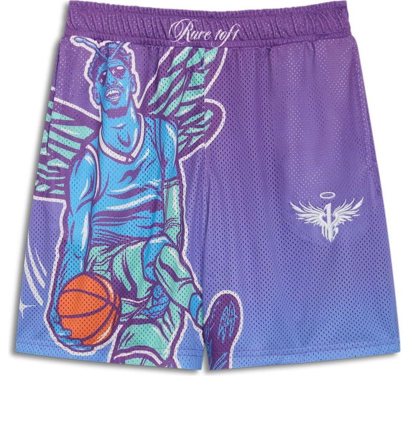 Shorts Puma Melo Graphic Basketball Shorts Lilla | 627745-01