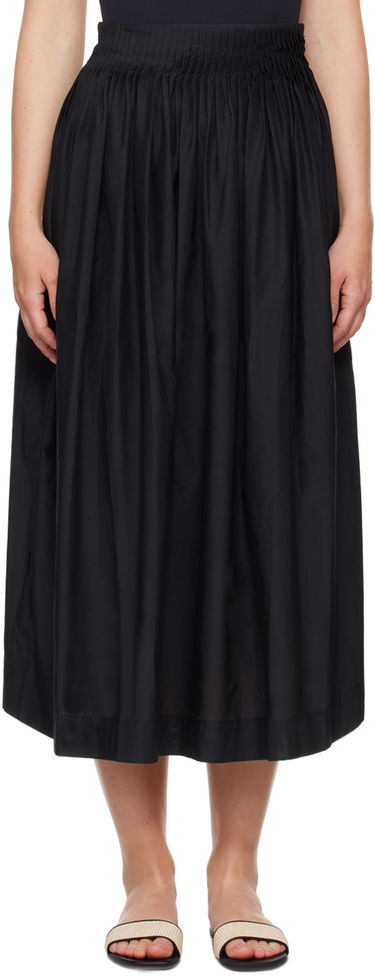 Nederdel Loulou de Saison Loulou de Saison Artemis Maxi Skirt Sort | ARTEMIS, 0