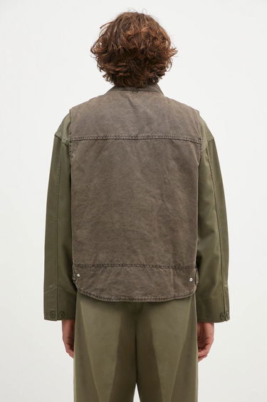Vest KENZO Khaki Mutlipocket Vest Brun | FE65VE0089GK, 2