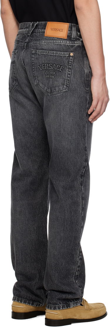 Jeans Versace Versace Stonewashed Jeans Sort | 1018911_1A13597, 2
