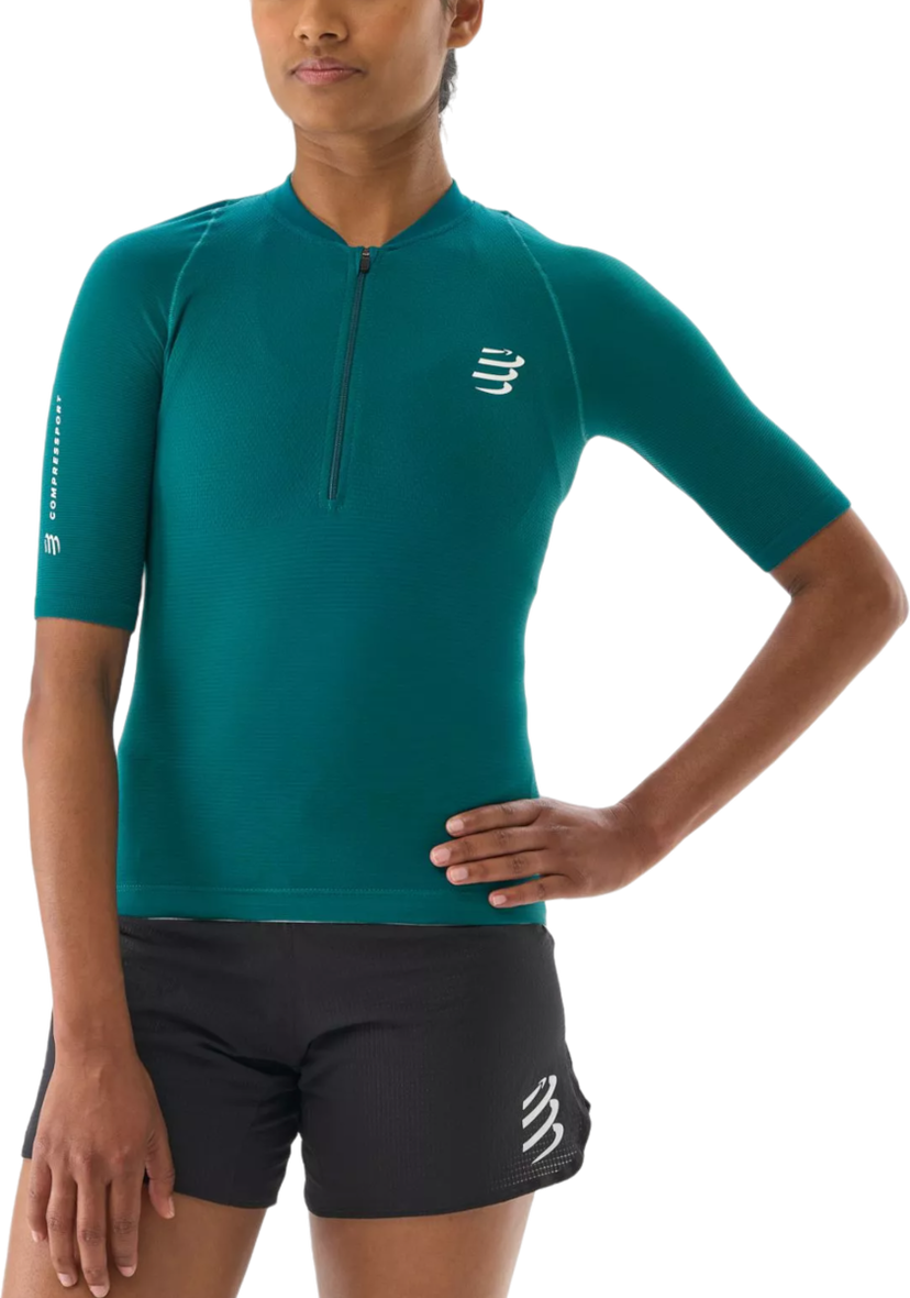 T-shirt Compressport Trail Racing Postural Short Sleeve Top Grøn | atsw4916029l