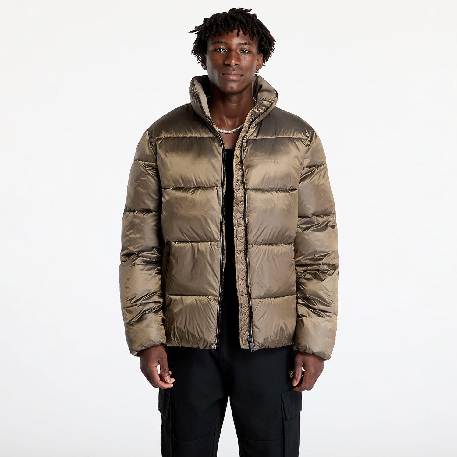 Puffer jakke CALVIN KLEIN Jeans Two Tone Puffer Jacket Beige | J30J326097 PAV, 0