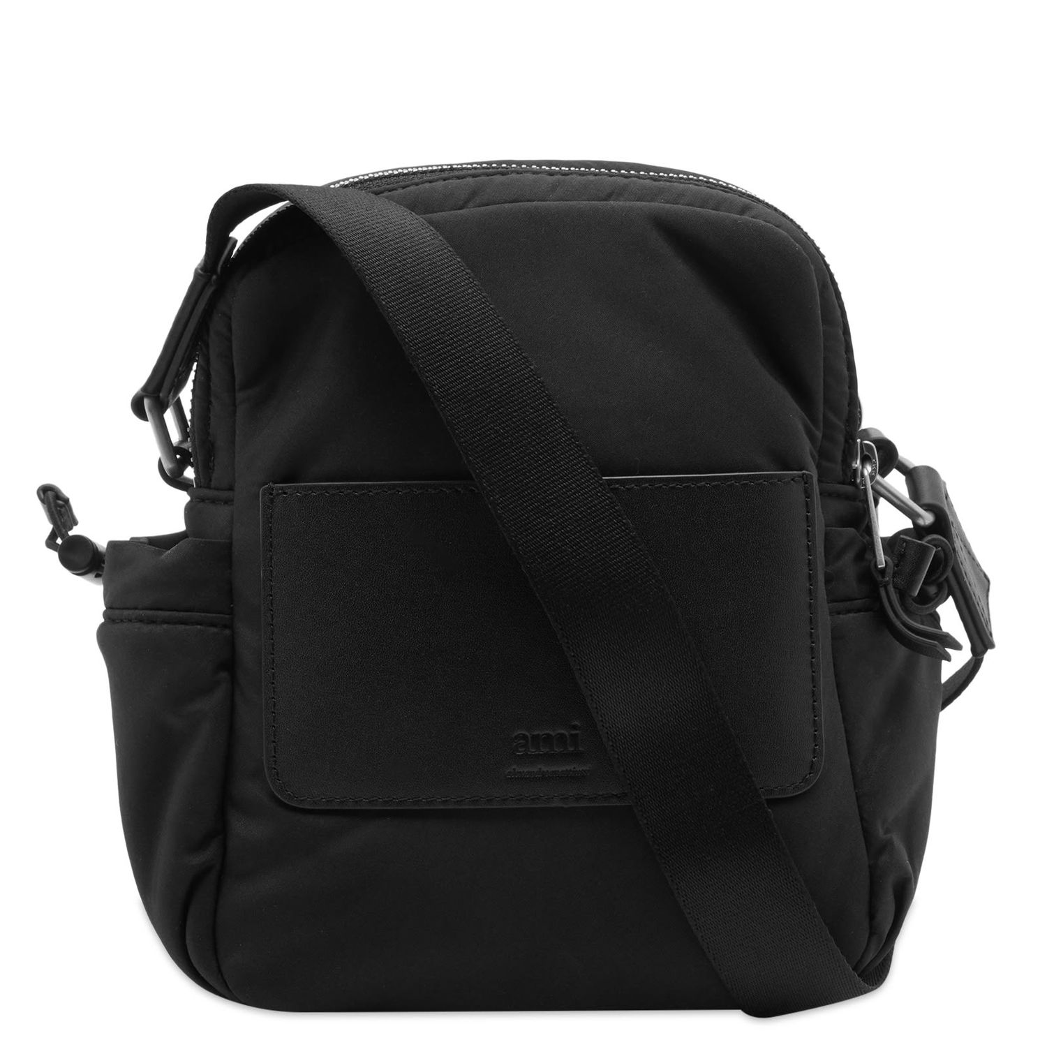 Taljetaske AMI Tonal Logo Cross Body Bag Sort | ULL181-AW0021-001, 0