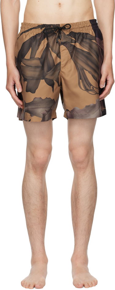 Badetøj Dries Van Noten Dries Van Noten Patterned Swim Shorts Brun | 252-022500-2271, 0