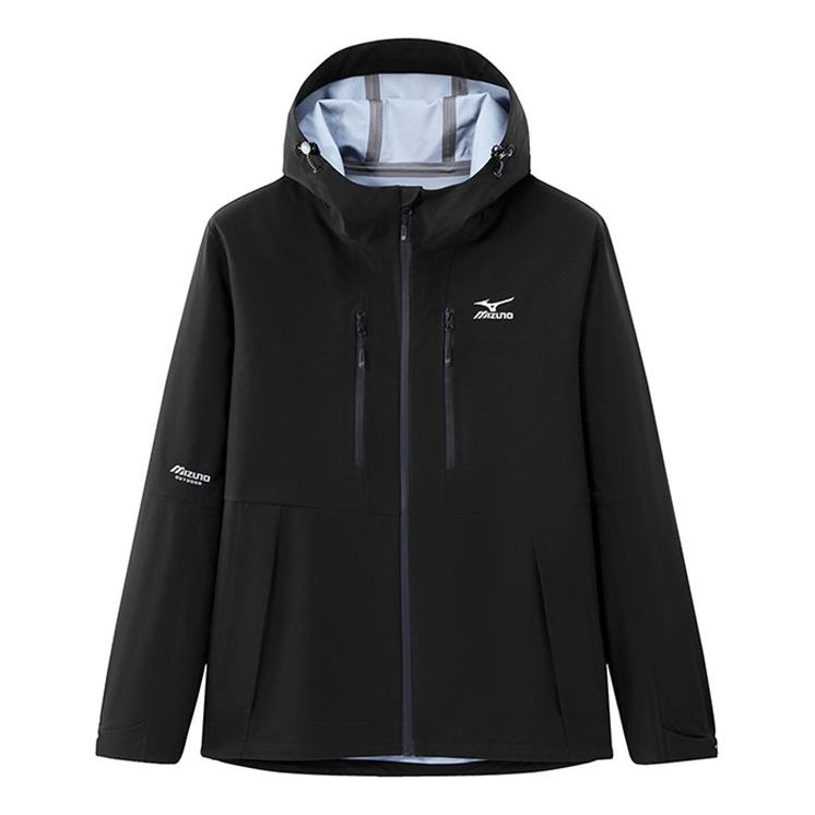 Vindjakke Mizuno Classic Logo Outdoor Jacket Sort | A2CE3104