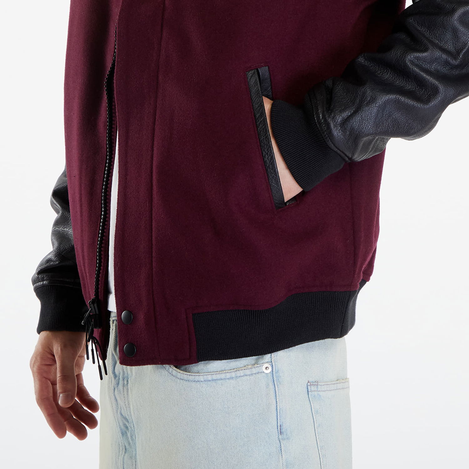 Bomberjakke Nike Destroyer Jacket Night Maroon/ Black Bourgogne | FQ0298-681, 1