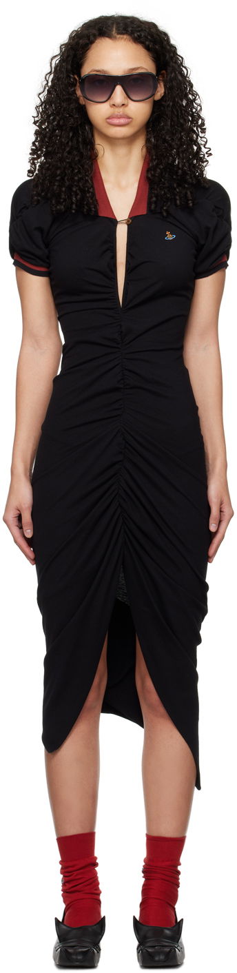 Kjole Vivienne Westwood Pulling Midi Dress Sort | 1102000Z-J0009-