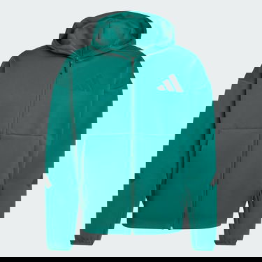 Sweatshirt adidas Performance Z.N.E. Full-Zip Hooded Grøn | JF6539, 2