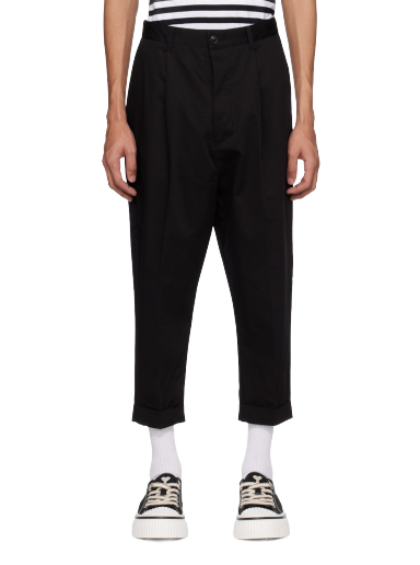 Bukser AMI Carrot Trousers Sort | HTR101.CO0020