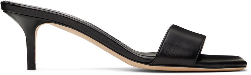 Tilbehør Aeyde Aeyde Ilvy Leather Mules Sort | A11-HS-GAIS55TB155-SS25-800-007