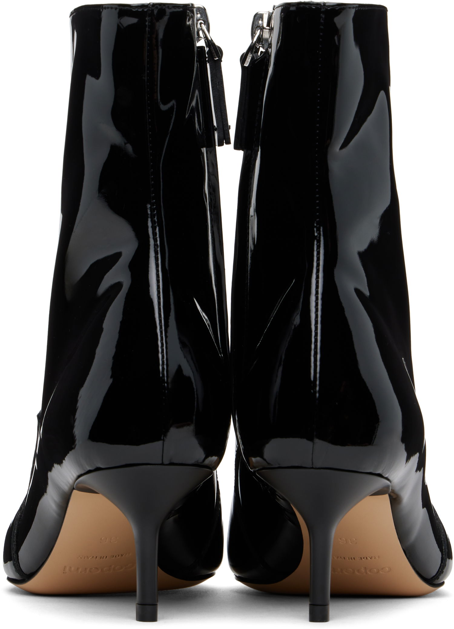 Sneakers og sko Coperni Star Cut-Out Low Heel Boots Sort | COPSH71F6026, 1