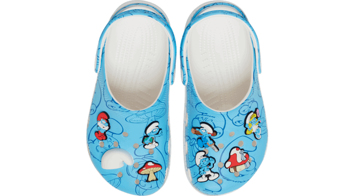 Sneakers og sko Crocs Smurfs Classic Clogs Blå | 210821-90H, 0