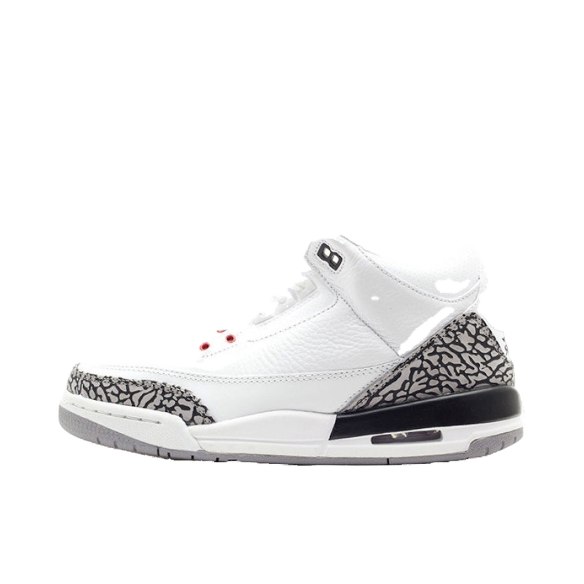 Sneakers og sko Jordan Jordan 3 Retro White Cement (2011) (GS) Hvid | 398614-105