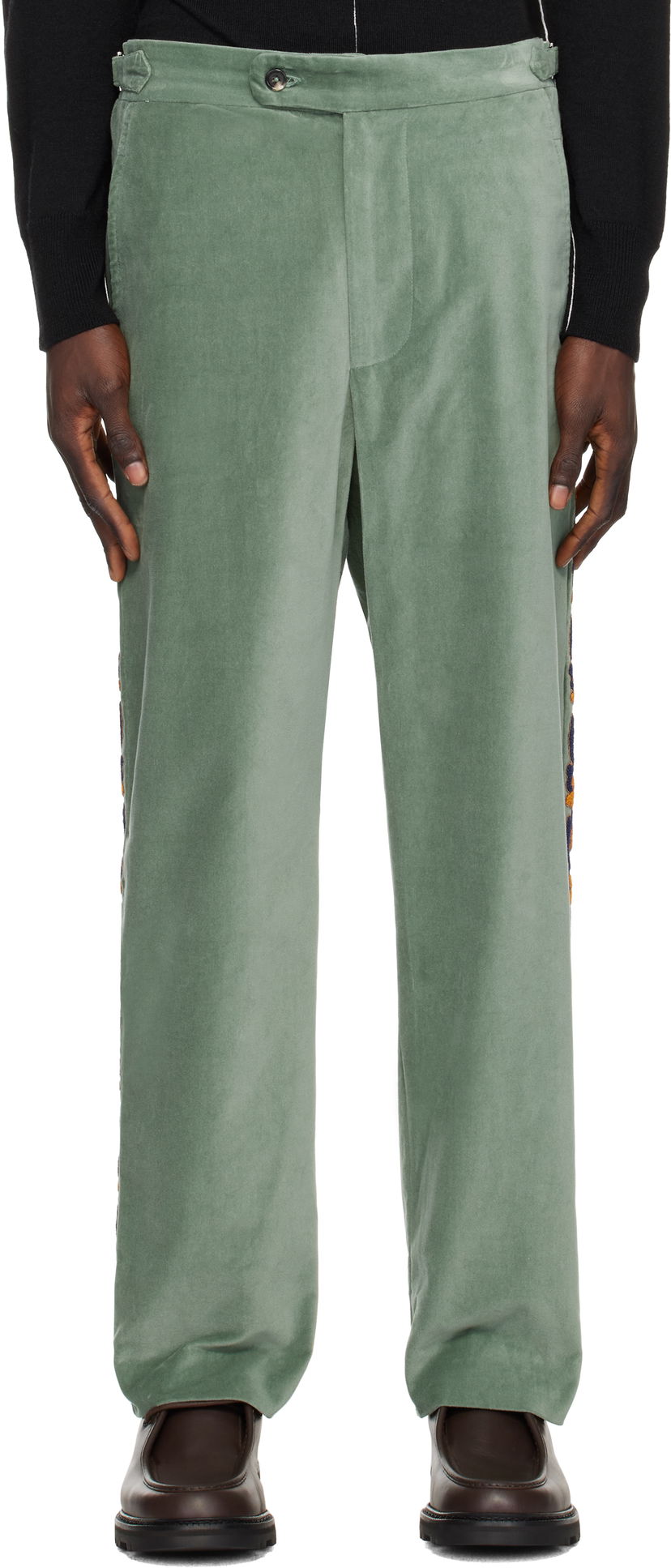 Bukser Bode Bode Oberon Floral Trousers Grøn | MRF24BT038