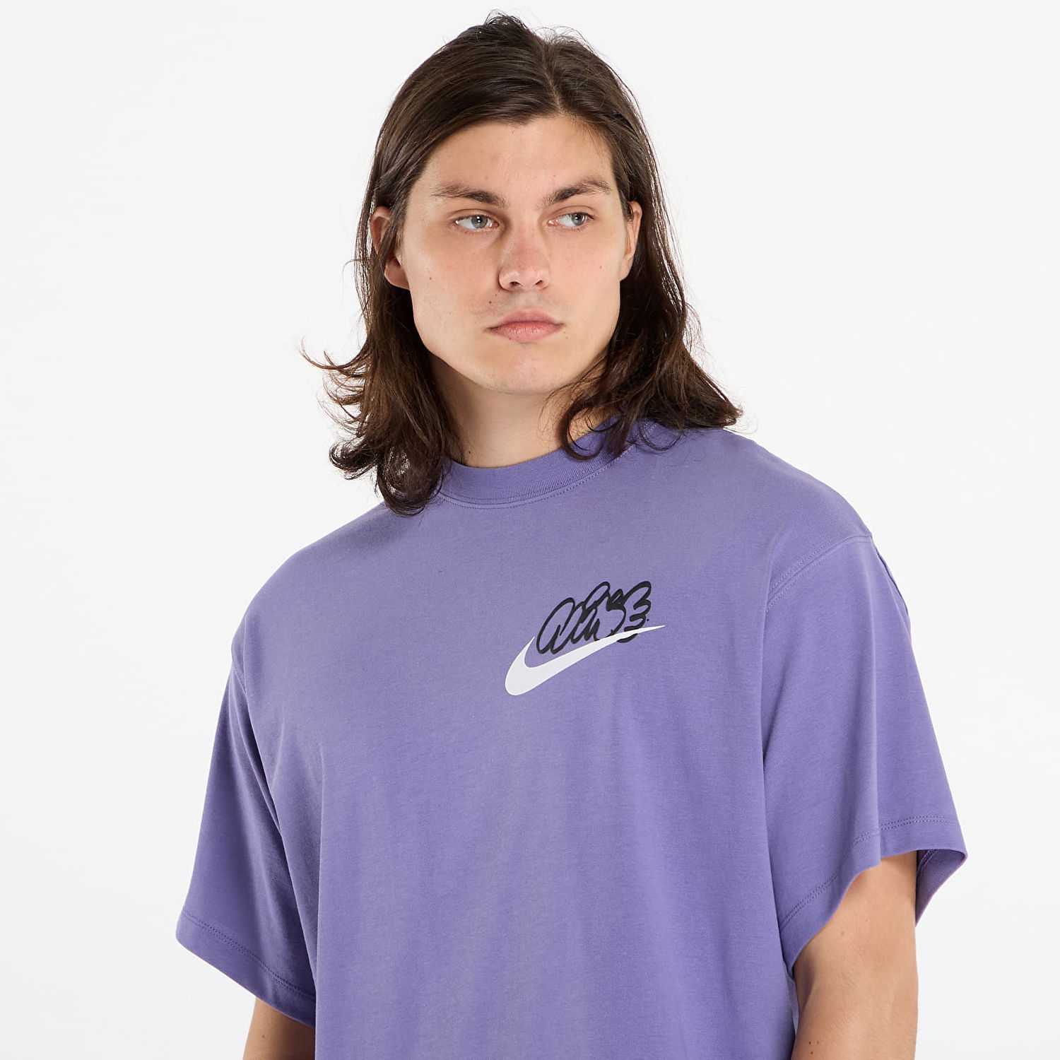 T-shirt Nike Solo Swoosh T-Shirt Lilla | IH4294-527, 1