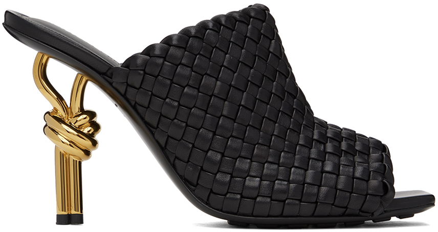 Sneakers og sko Bottega Veneta Knot Mules "Black" Sort | 754143 V2P50, 0