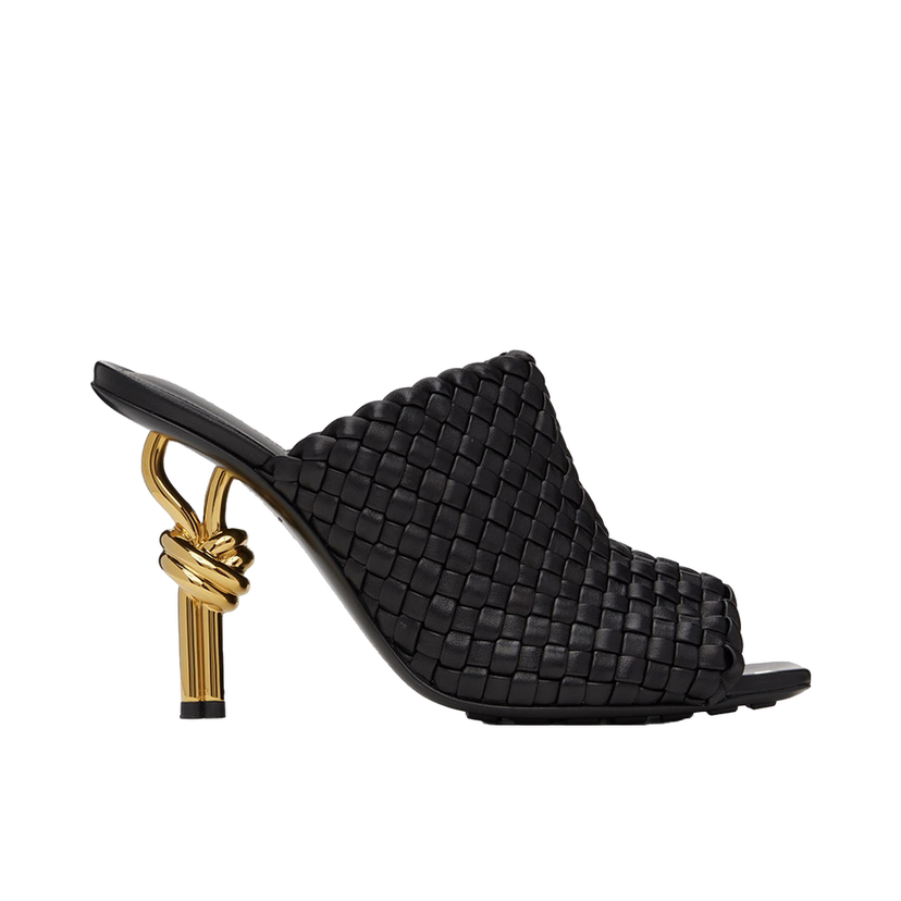 Sneakers og sko Bottega Veneta Knot Mules "Black" Sort | 754143 V2P50