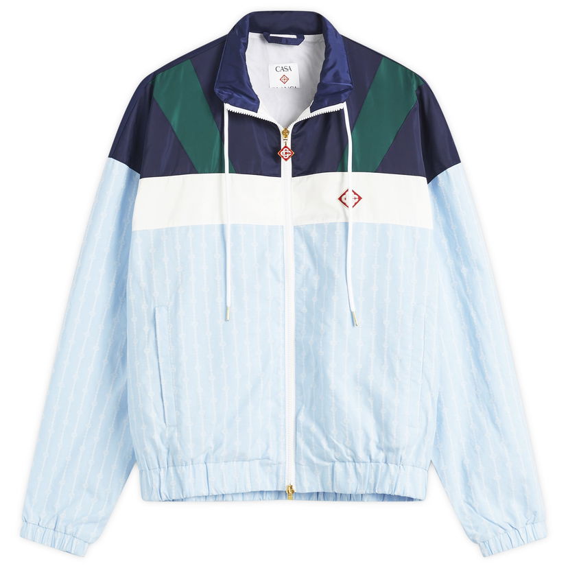 Vindjakke Casablanca Casablanca Pin Stripe Track Jacket Blå | MS25-JK-342-01