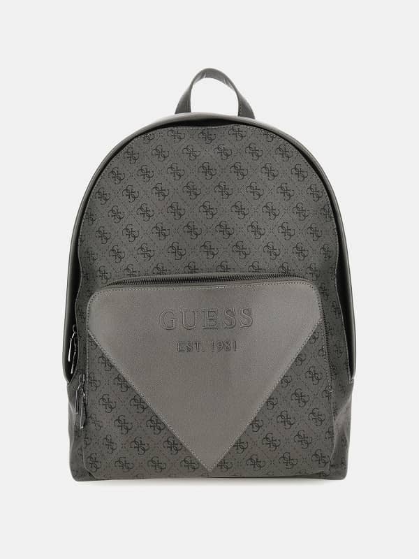 Rygsæk GUESS Milano 4G Logo Backpack Grå | HMMILSP4211, 0