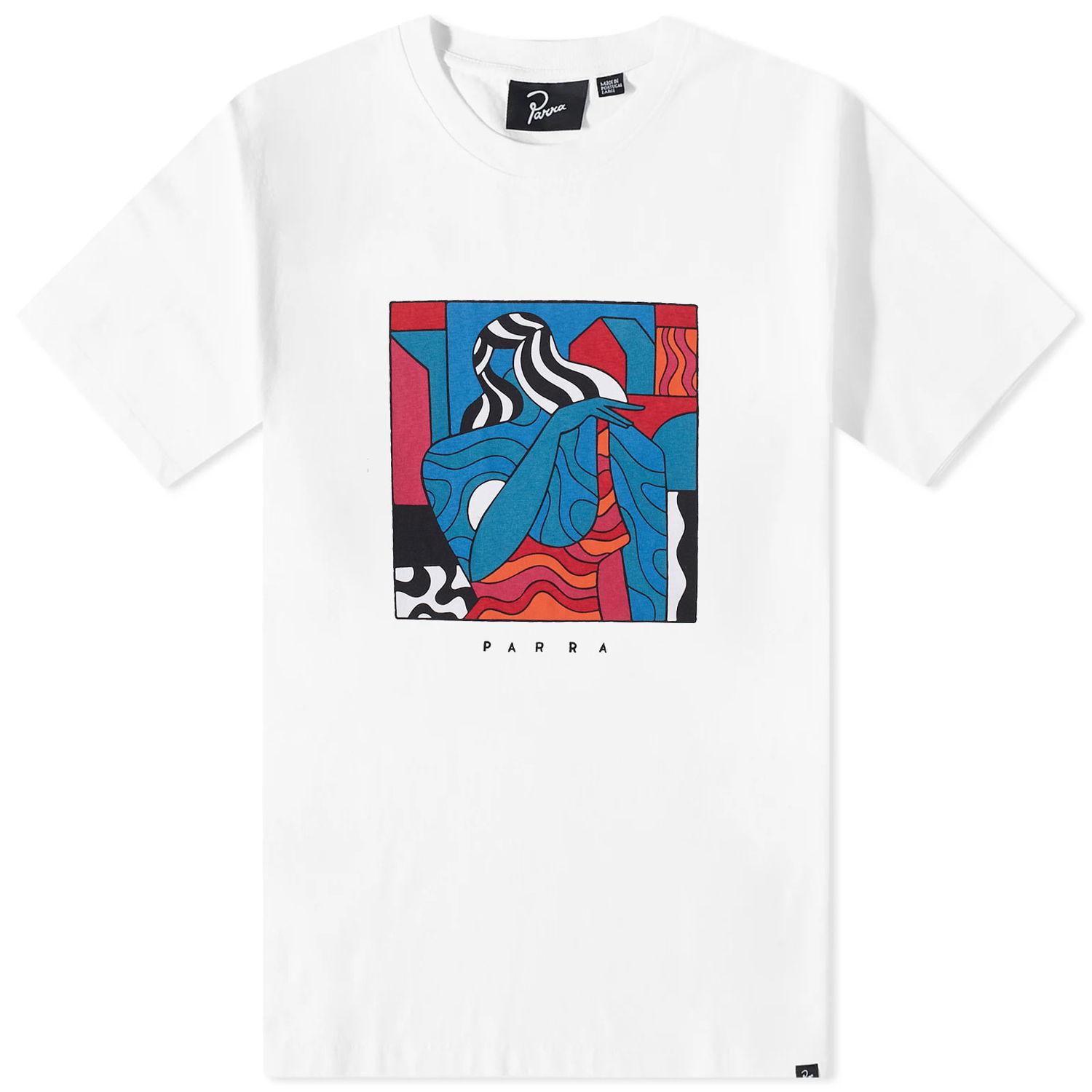 T-shirt By Parra The Farmhouse Tee Hvid | 49400-WHT, 0