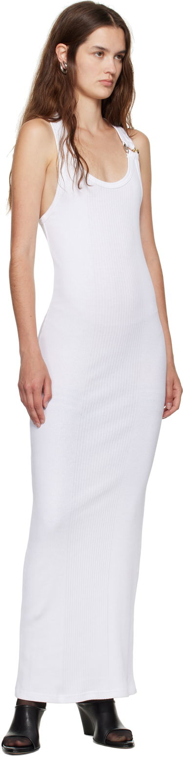 Kjole Jean Paul Gaultier Jean Paul Gaultier 'The Piercing' Maxi Dress Hvid | 25/03-W-DR067-J014-01, 3