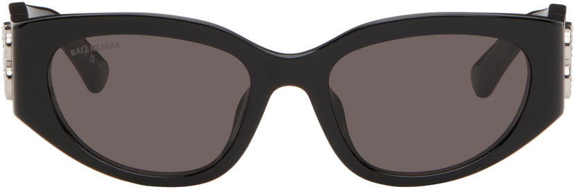 Solbriller Balenciaga Bossy Round Sunglasses Sort | BB0324SK-014