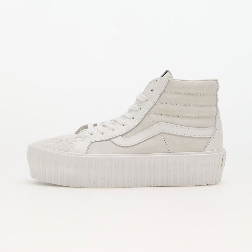 Skateboarding Vans Sk8-Hi Reissue 38 Platform LX Suede/Leather Ivory Beige | VN000CNFIVR1