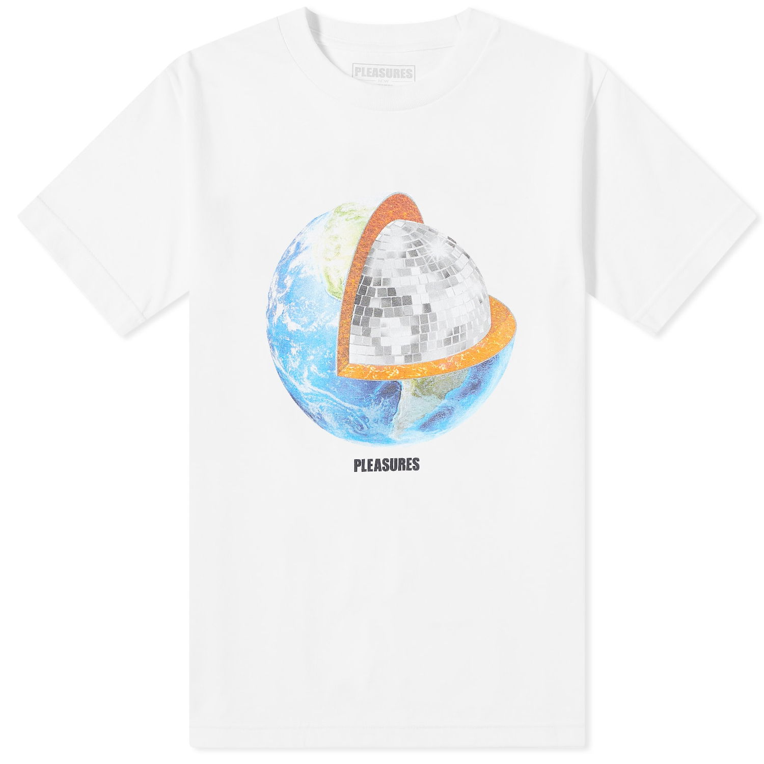 T-shirt Pleasures Dance T-Shirt White Hvid | P23SU039-WHT, 0
